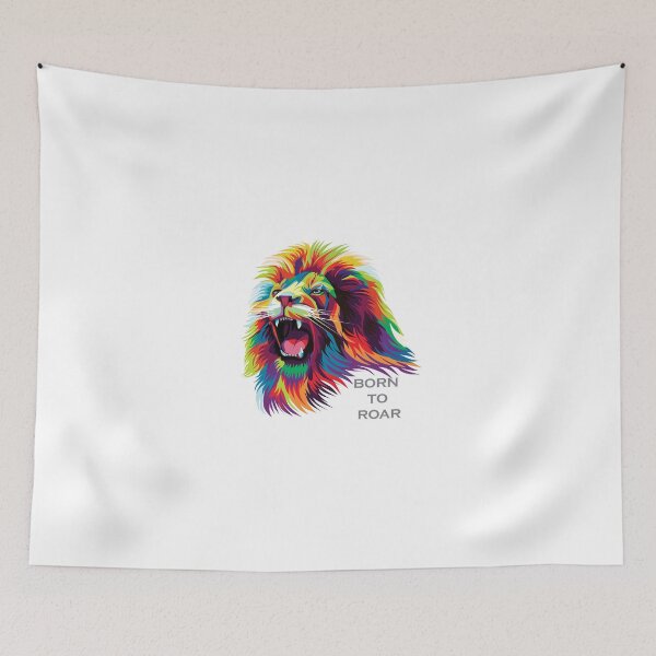 Item preview, Born to Roar - Majestic Lion Art  designed and sold by Dr.  Mustache.