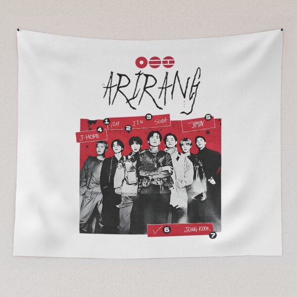 Item preview, BTS Arirang World Tour Bangtan 2026 Concert Kpop Fan designed and sold by javedmlkeasr.