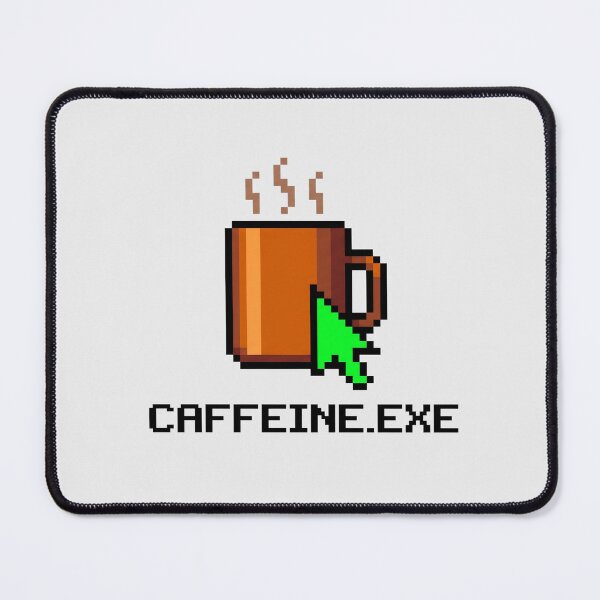 Item preview, Caffeine.exe Pixel Art Programmer Coffee Design designed and sold by pattman.