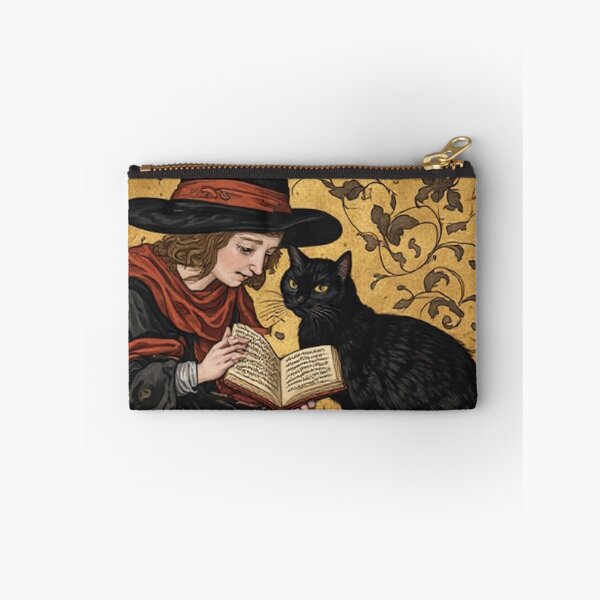Item preview, Medieval Witch and Her Cat designed and sold by TheDarkWardrobe.