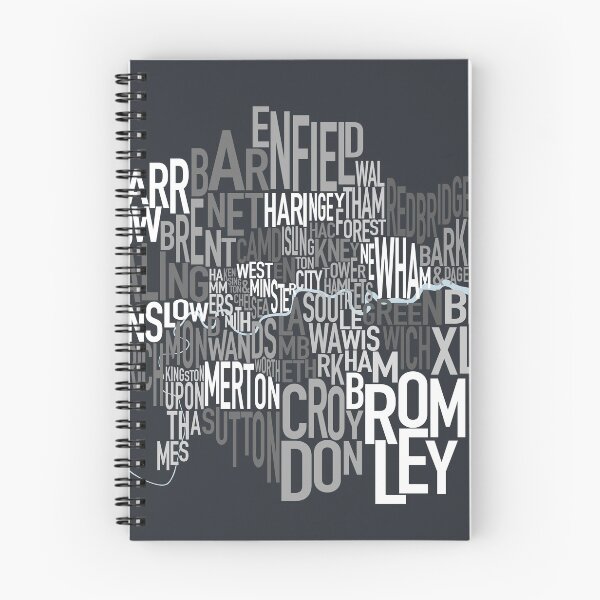Item preview, London UK Text Map designed and sold by ArtPrints.