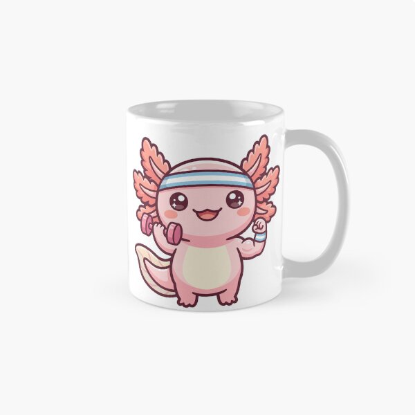 Item preview, Kawaii Axolotl Gym Workout designed and sold by DofinaSur.