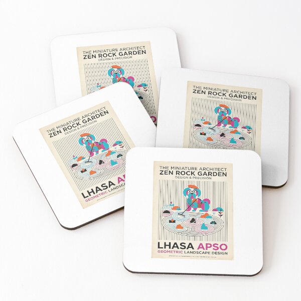 Item preview, Lhasa Apso Zen Landscape Architect designed and sold by PictoVibe.