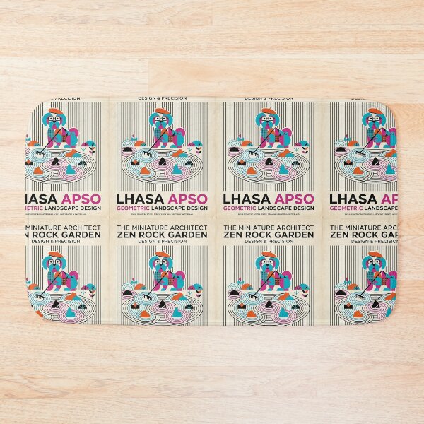 Item preview, Lhasa Apso Zen Landscape Architect designed and sold by PictoVibe.