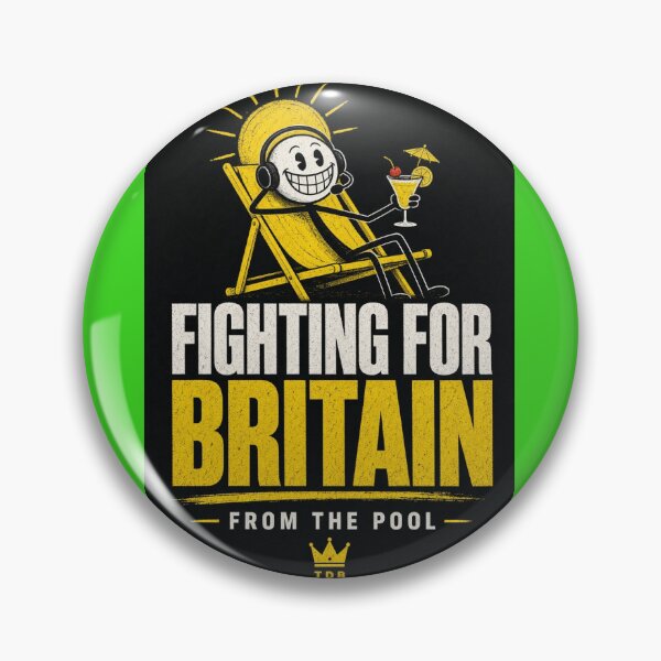 Item preview, Fighting For Britain From The Pool Tee | TDB Satire Merch designed and sold by TDB.