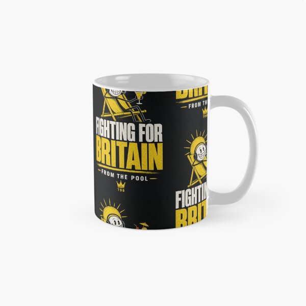 Item preview, Fighting For Britain From The Pool Tee | TDB Satire Merch designed and sold by TDB.