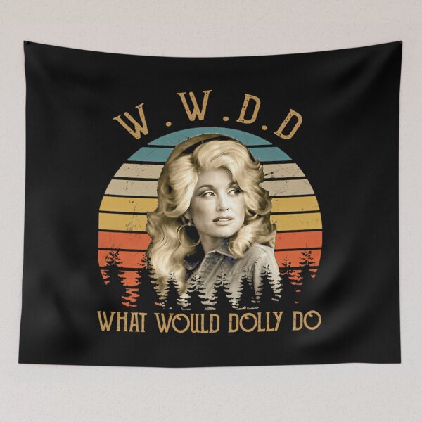 Item preview, What Would Dolly Do Country Music Retro Style designed and sold by kaeaerfurlern.
