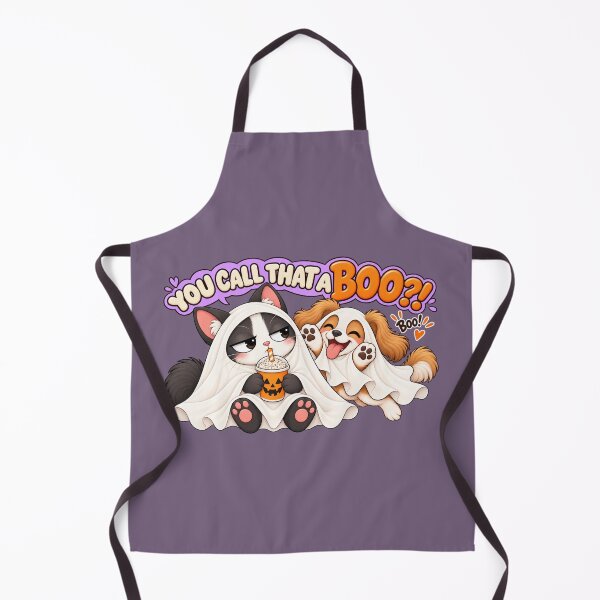Item preview, You Call That a Boo?! – Funny Halloween Cat and Dog designed and sold by HO•Designs.