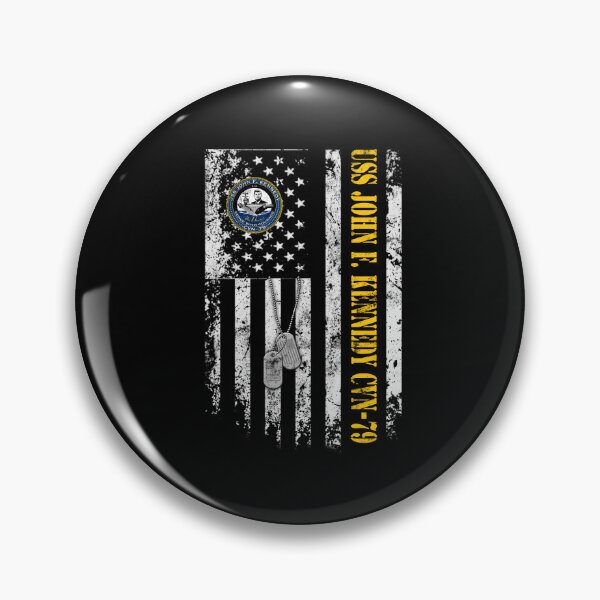 Item preview, USS John F. Kennedy CVN-79 Distressed American Flag designed and sold by Osstaramilua.