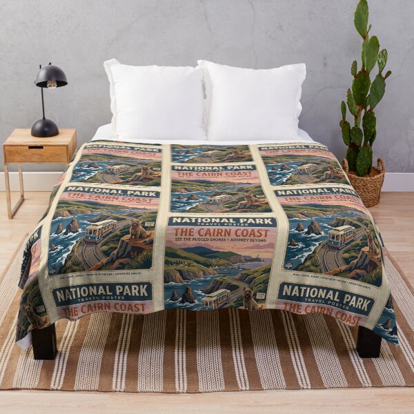 Item preview, Cairn Terrier Coastal Tram Guide designed and sold by PictoVibe.