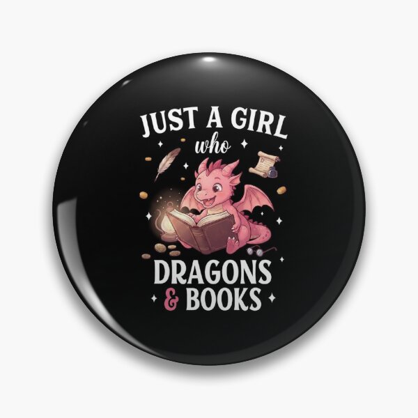 Artikelvorschau, Einfach ein Mädchen, das Drachen und Bücher liebt – Niedliches Leserdesign entworfen und verkauft von Ostericaimusa.