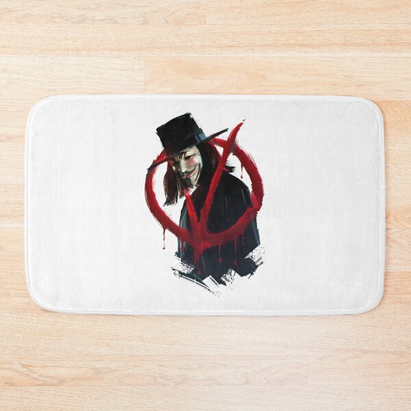 Item preview, V for Vendetta Mask and Symbol Artistic Graphic Design designed and sold by JustelioShop.