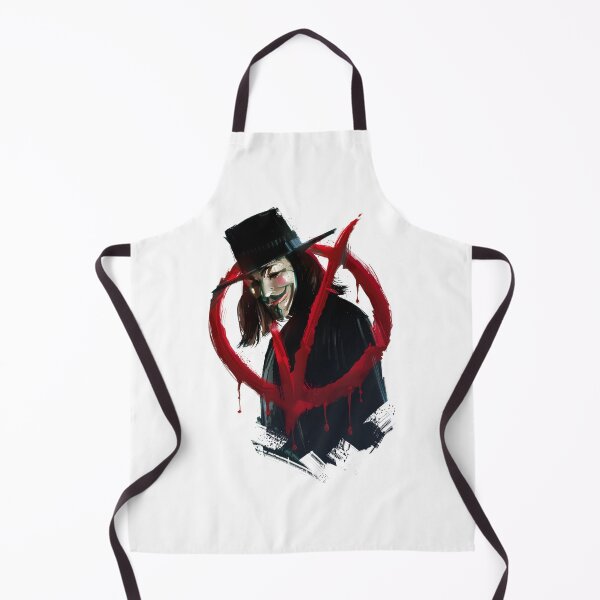 Item preview, V for Vendetta Mask and Symbol Artistic Graphic Design designed and sold by JustelioShop.