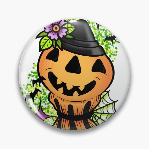 Item preview, Vintage Halloween Pumpkin Haystack Blow Mold designed and sold by Jesibels.