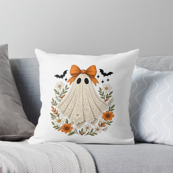 Aperçu de l'œuvre Fantôme mignon en dentelle créée et vendue par seektopus.