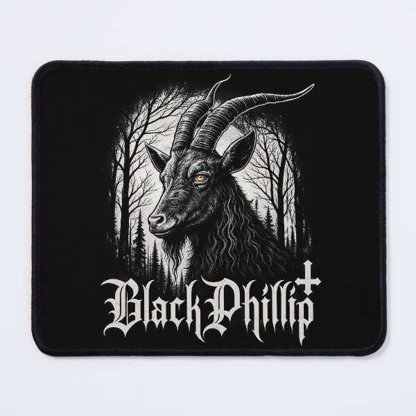 Item preview, Black Phillip_ Moonlit Gothic Goat The VVitch Horror Movie designed and sold by burrito-site.