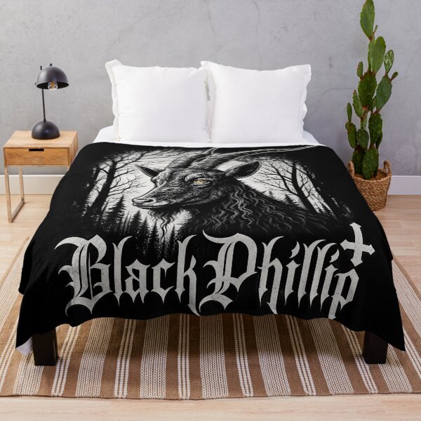 Item preview, Black Phillip_ Moonlit Gothic Goat The VVitch Horror Movie designed and sold by burrito-site.