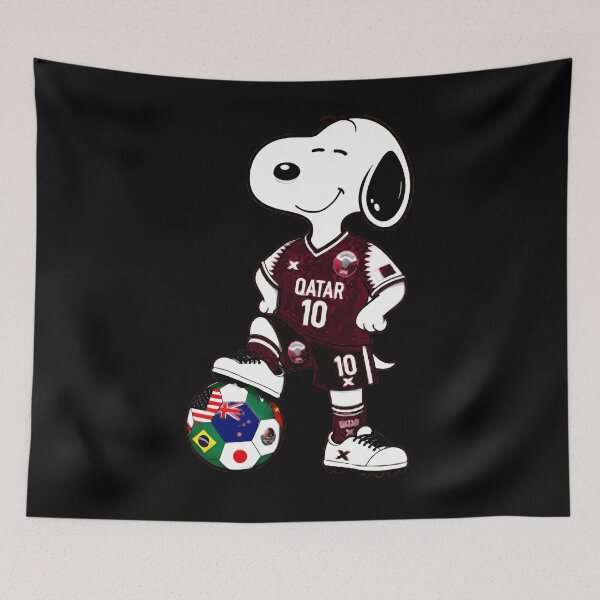 Item preview, Worldcup 2026 Qatar Team Funny Snoopy Soccer designed and sold by JhinK1.