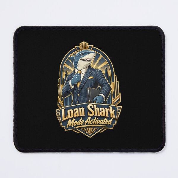Item preview, Loan Shark Mode Activated Art Deco Shark Dapper designed and sold by Deliachmidt.