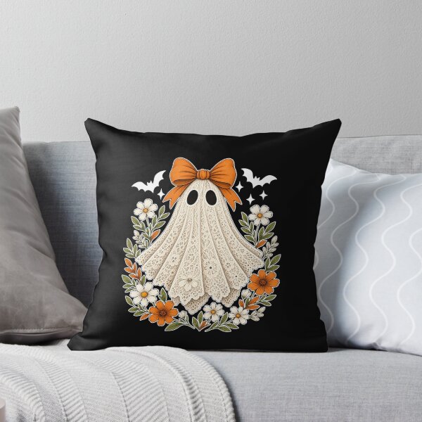 Aperçu de l'œuvre Fantôme mignon en dentelle créée et vendue par seektopus.