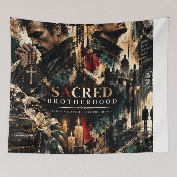 Item preview, Sacred Brotherhood | Souls Beyond the Darkness designed and sold by SHOCAMPOS DESIGNS .