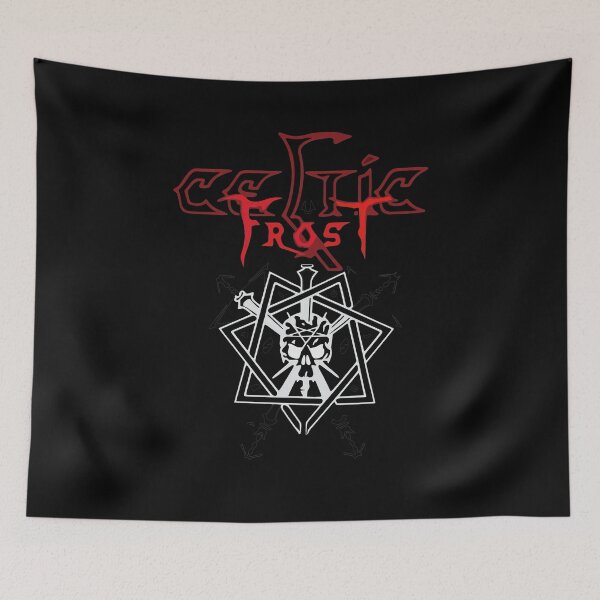 Artikelvorschau, Celtic Frost Bandlogo Totenkopf Schwerter Emblem entworfen und verkauft von Deliachmidt.