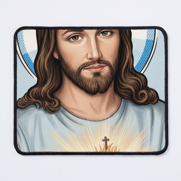 Item preview, Pop Art Jesus Sacred Heart Vintage Comic Style Graphic designed and sold by Terry Bain.