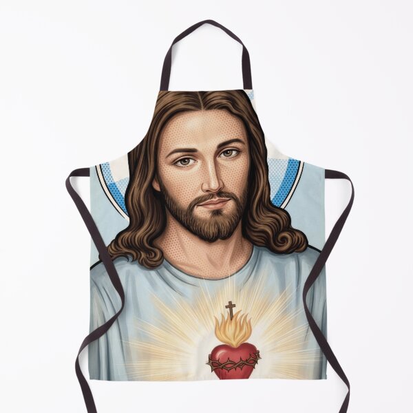 Item preview, Pop Art Jesus Sacred Heart Vintage Comic Style Graphic designed and sold by Terry Bain.