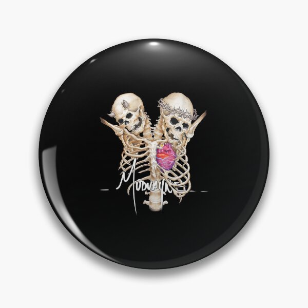 Item preview, MUDVAYNE Horror Skeleton Heart Gothic Band Artwork designed and sold by Deliachmidt.