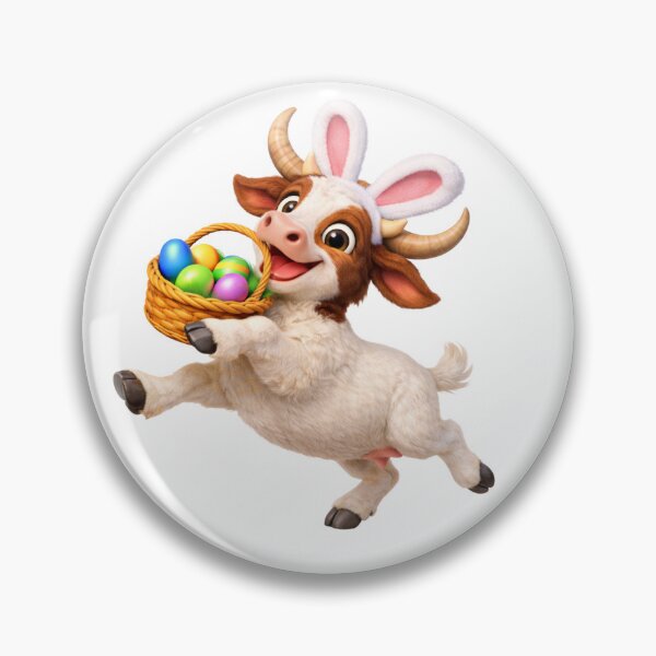 Item preview, Boer Goat Easter Basket designed and sold by Sillytoe.