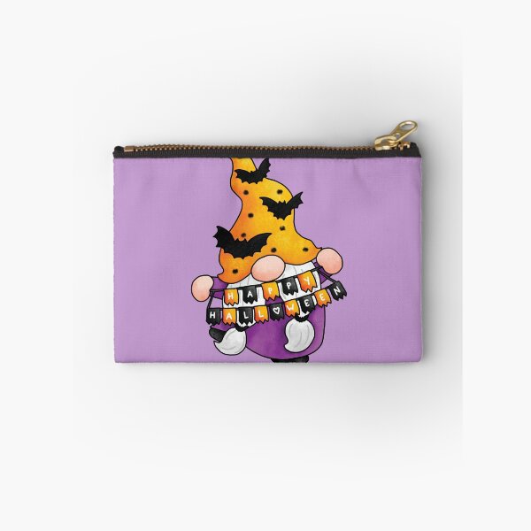 Item preview, Happy Halloween Gnome With Beard Pigtails and Bats Spooky Cute Kawaii Witchy Fall Autumn designed and sold by pillarofme.