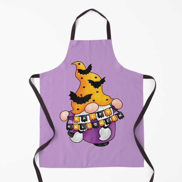 Item preview, Happy Halloween Gnome With Beard Pigtails and Bats Spooky Cute Kawaii Witchy Fall Autumn designed and sold by pillarofme.