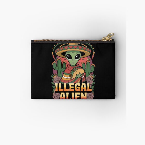 Item preview, Alien With Sombrero And Tacos Illegal designed and sold by Aboulkorom.