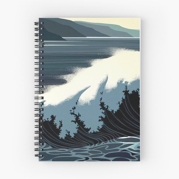 Aperçu de l'œuvre Un sondage des vagues créée et vendue par EtherShadeArt.