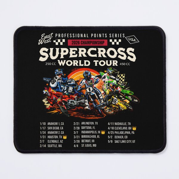 Item preview, Supercross 2026 World Tour Graphic Motocross designed and sold by meallaanezz.