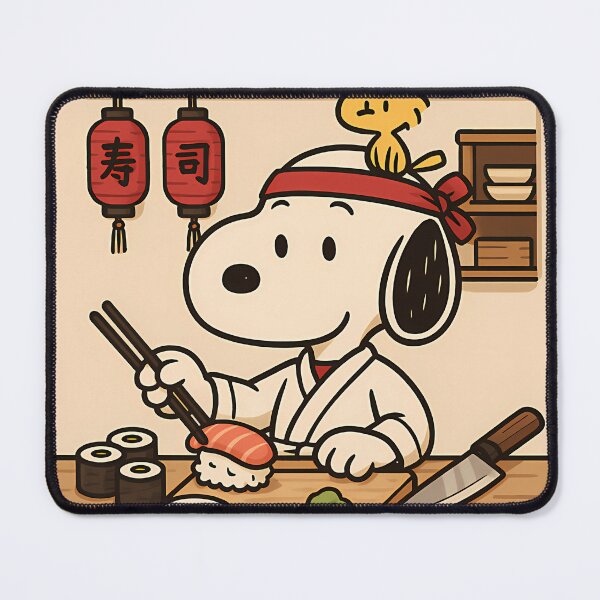 Item preview, Snoopy Sushi Chef Cute Japanese Kitchen designed and sold by JhinK1.