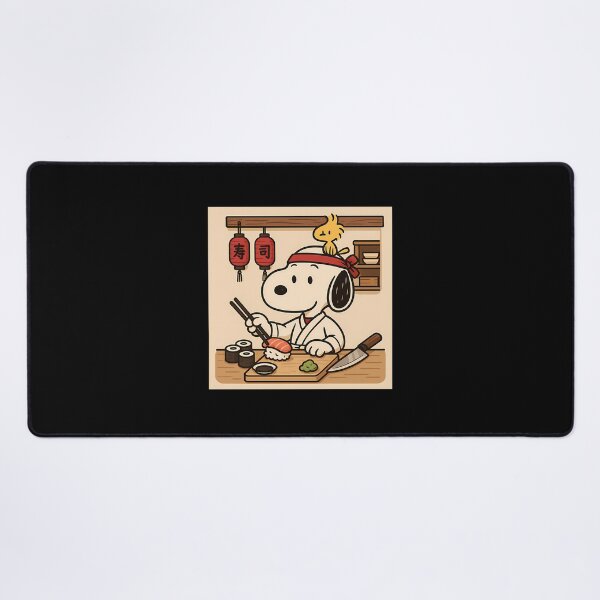 Item preview, Snoopy Sushi Chef Cute Japanese Kitchen designed and sold by JhinK1.