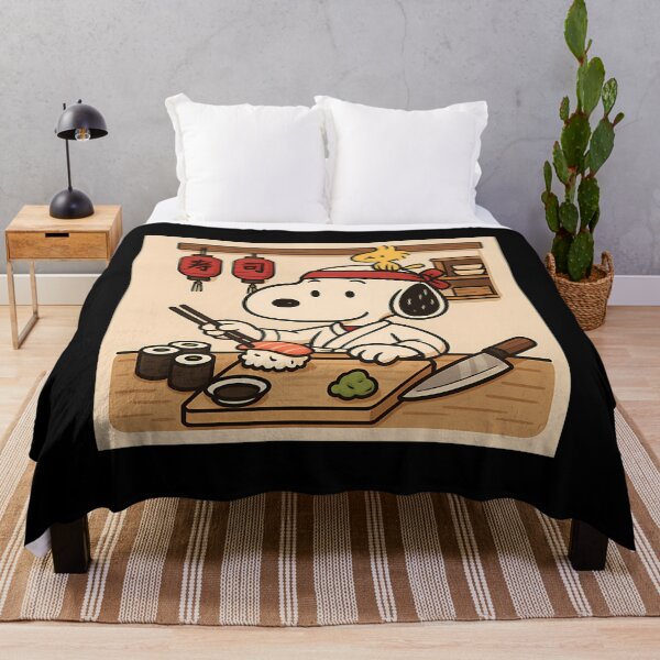 Item preview, Snoopy Sushi Chef Cute Japanese Kitchen  designed and sold by JhinK1.