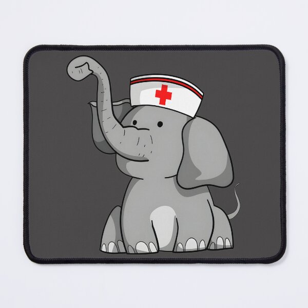 Item preview, Funny Nurse Elephant Design Celebrating International Nurse Day designed and sold by Kahnman.