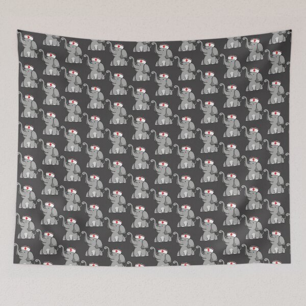 Item preview, Funny Nurse Elephant Design Celebrating International Nurse Day designed and sold by Kahnman.
