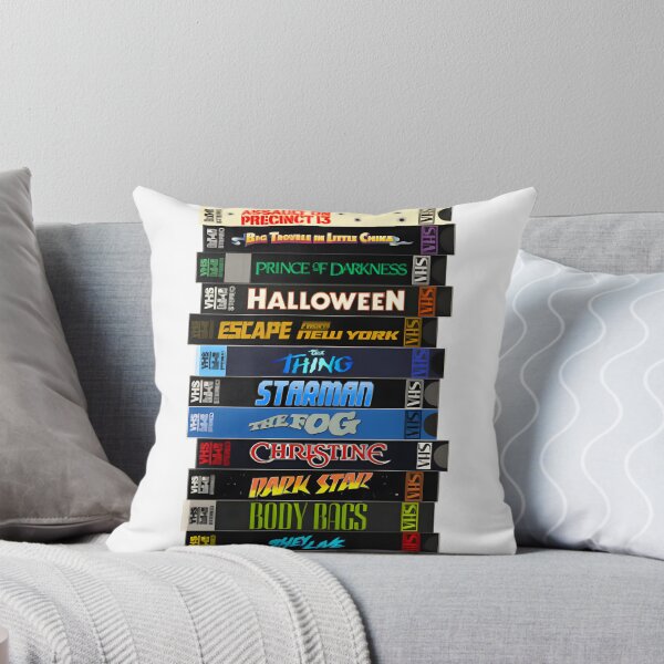 Artikelvorschau, Vintage John Carpenter VHS-Filmstapel-Illustration entworfen und verkauft von hanymoussa.