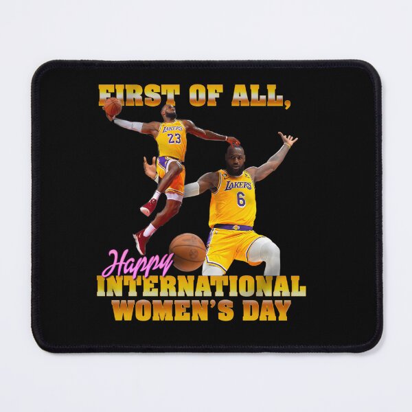 Item preview, First Of All Happy International Women'S Day Funny Basketball Meme designed and sold by TabethaWedlock.