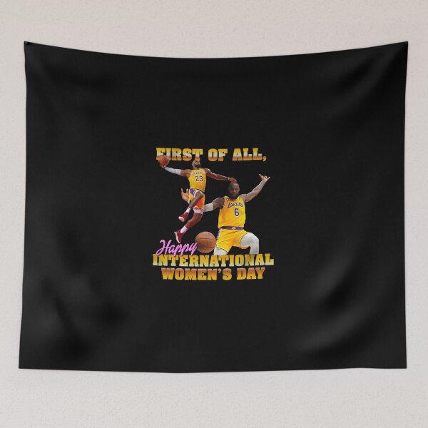 Item preview, First Of All Happy International Women'S Day Funny Basketball Meme designed and sold by TabethaWedlock.