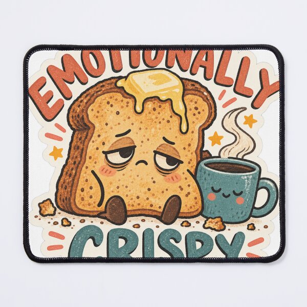 Item preview, Emotionally Crispy Toast designed and sold by sublidesign.