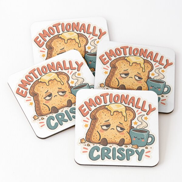 Item preview, Emotionally Crispy Toast designed and sold by sublidesign.