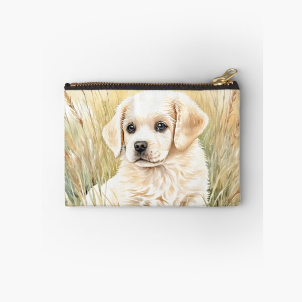 Item preview, Cute Watercolor Puppy in Meadow Grass designed and sold by Hackl20.