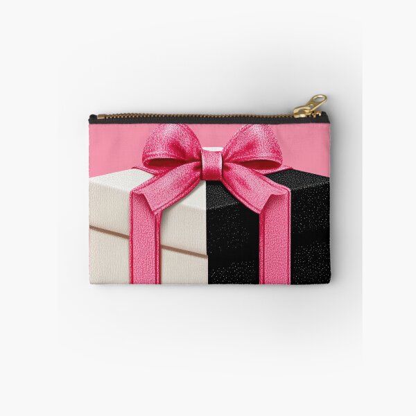 Item preview, Elegant Black and White Gift Box with Pink Bow designed and sold by colorful-white.
