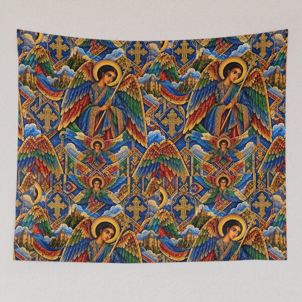Item preview, Ethiopian Cross Fashion t-shirt designed and sold by Abelfashion.