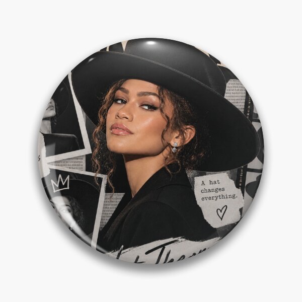 Item preview, Zendaya Hat Theory Editorial Fashion Collage designed and sold by NOVAWEARIT.