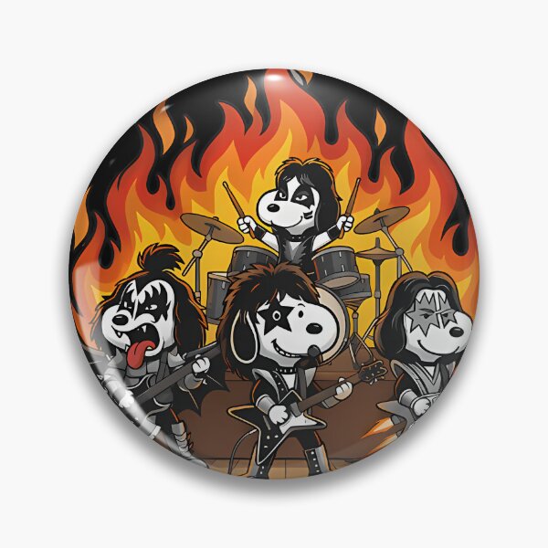 Item preview, Snoopy K.I.S.S Rock Band Shout It Out Loud designed and sold by JhinK1.